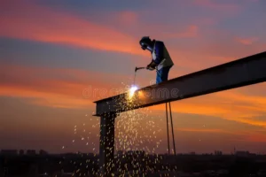 silhouette-man-welding-using-safety-equipment-top-building-man-welds-steel-beam-atop-building-creating-bright-395785257